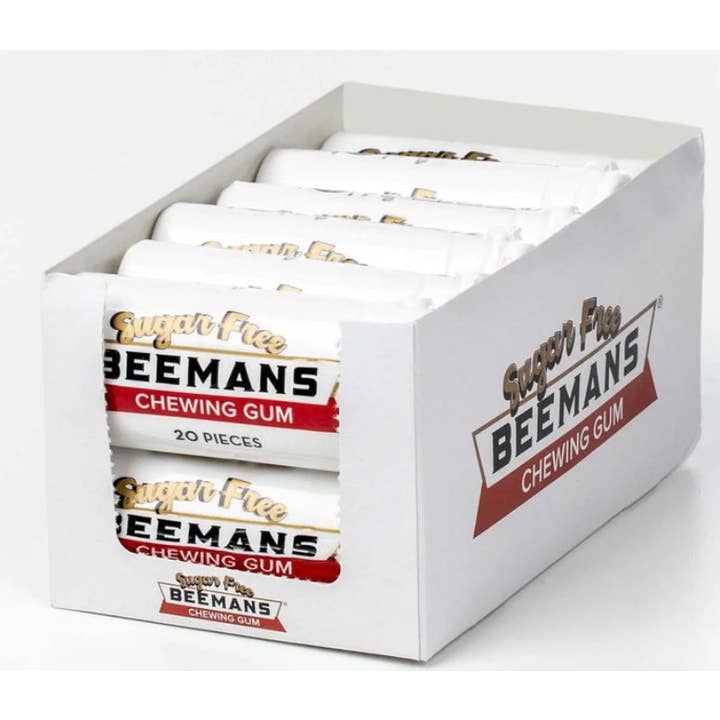 O'Shea's Candies Sweet Shop - Wholesale Chewing Gum - Nostalgic SUGARFREE 🎙️ “BEEMANS” Retro Packaging 12CT