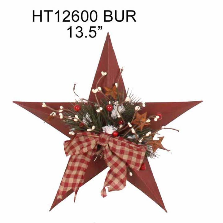 Décoration rustique saisonnière en forme d'étoile pour la vente par Tellon Investment & Trade