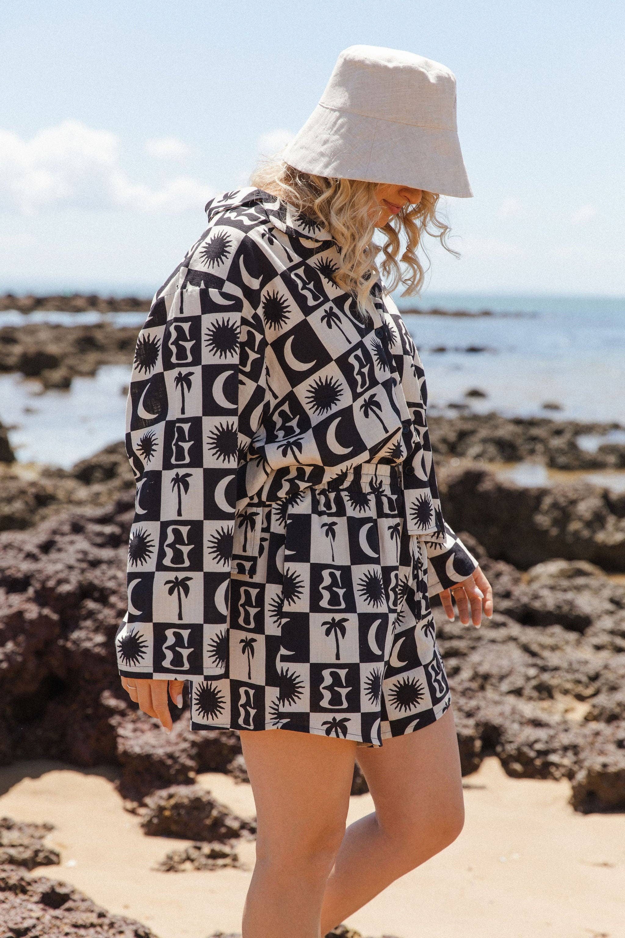 GOLDEN the label - Wholesale Lounge Set - Women's - ZANZIBAR LINEN SET3