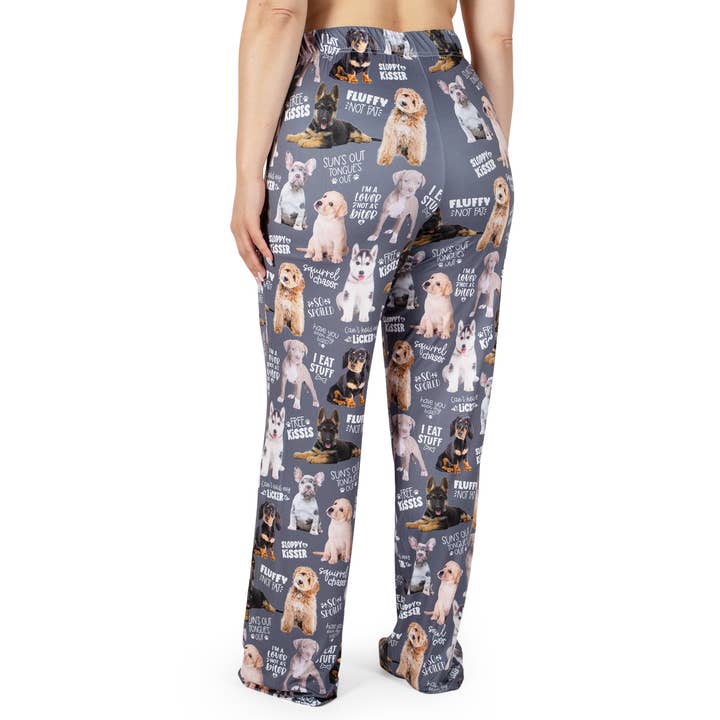 BRIEF INSANITY - Wholesale Sleepwear Bottom - Women's - Chalkboard Dog Lounge Pants2
