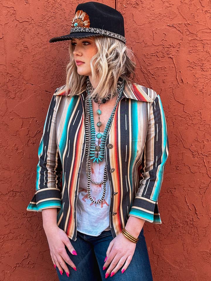 Rebecca Top - Tombstone for wholesale by Silverado Apparel