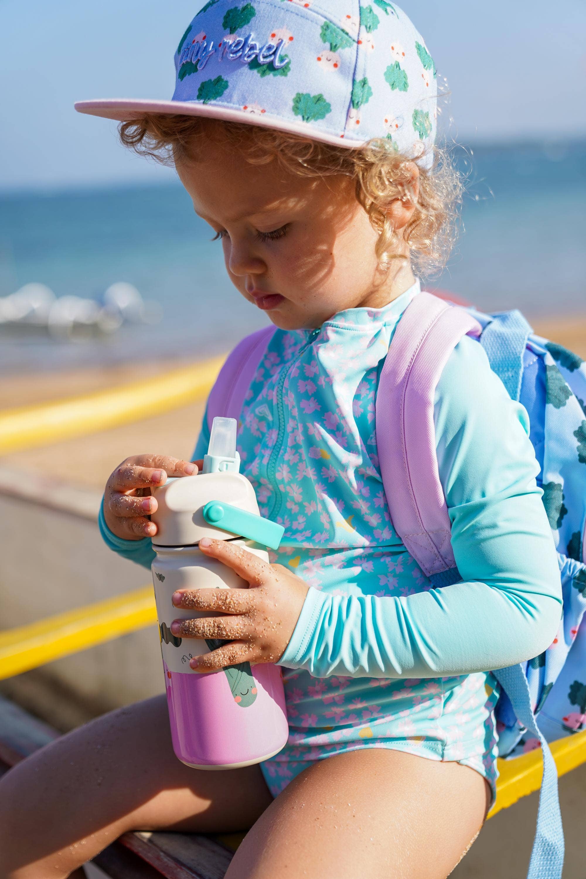 the cotton cloud - Wholesale Water Bottle - Insulated Stainless Steel Bottle for Kids Veggie Pals2