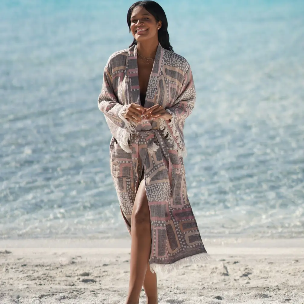 Bagno Milano - Vente Peignoir – femme - Collection de peignoirs et ponchos en peshtemal bio Bagno Milano44