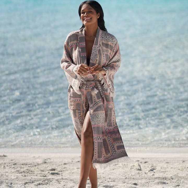 Bagno Milano - Vente Peignoir – femme - Collection de peignoirs et ponchos en peshtemal bio Bagno Milano44