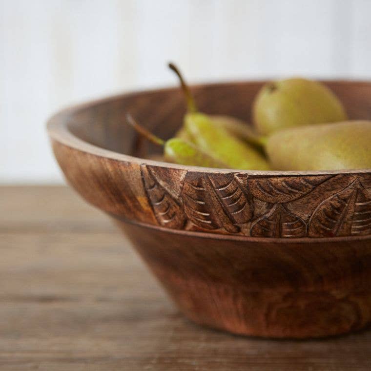 The Paper High Gift Company Limited - Wholesale Decorative Plate/Dish/Bowl - Handmade Fair Trade Carved Wooden Bowl3
