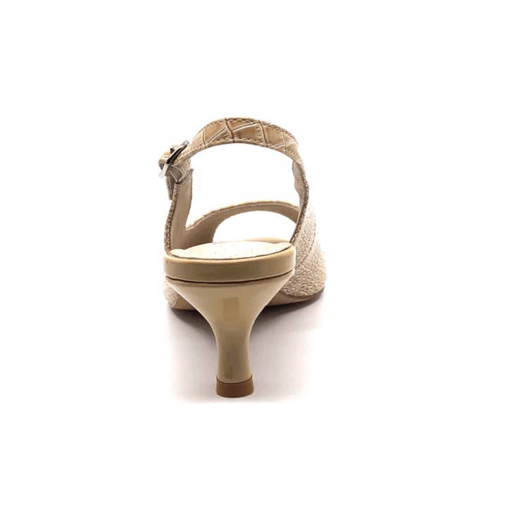 SCARLETTOS - Wholesale Lage hakschoenen - Dames - Beige lage hak slingback I Bonnie van Scarlettos