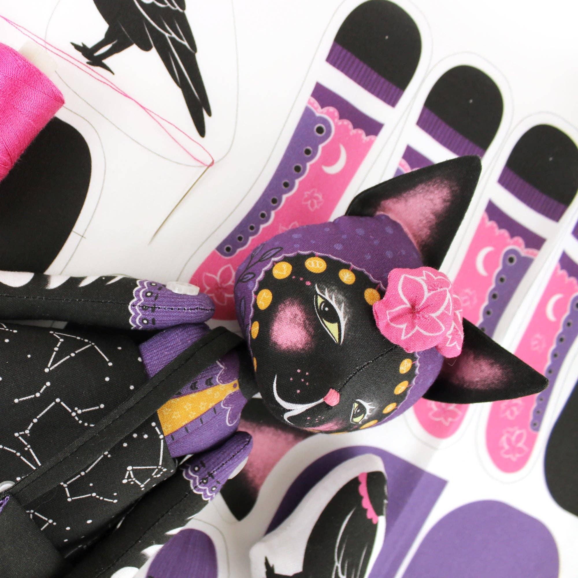 Miss Ella – Engroshandel DIY-hobbysæt – DIY-sy-sæt - Astrid spåkonedukke9