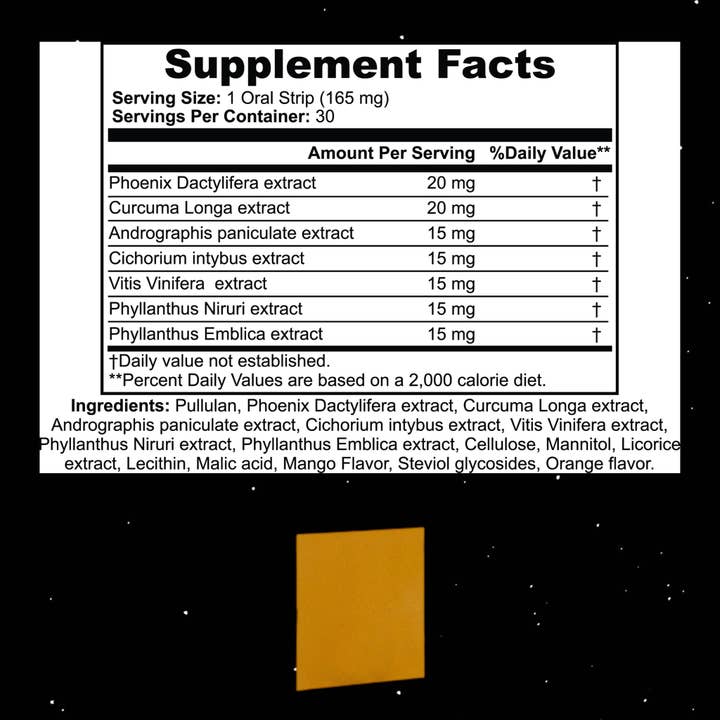 Mass Cast, LLC - Wholesale Oral Supplement/Vitamin - Hangover Strips By Project M