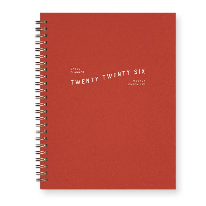 Ruff House Print Shop - Wholesale Planner - 2026 Waves Dated Planner : Calendar Year2