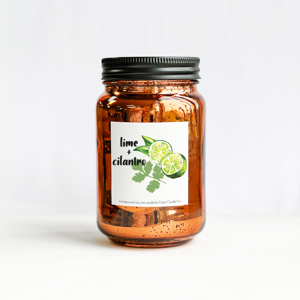 Coyer Candle Co. - Wholesale Jar/Filled Candle - 16 oz. Glimmery Speckled Candles - Signature Collection16