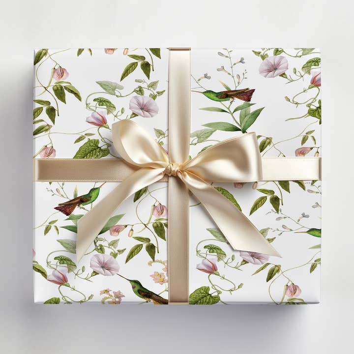 Weiße Chinoiserie-Geschenkverpackung mit Vogelmotiv für den Großhandel von JOSIL Paperie & Gift