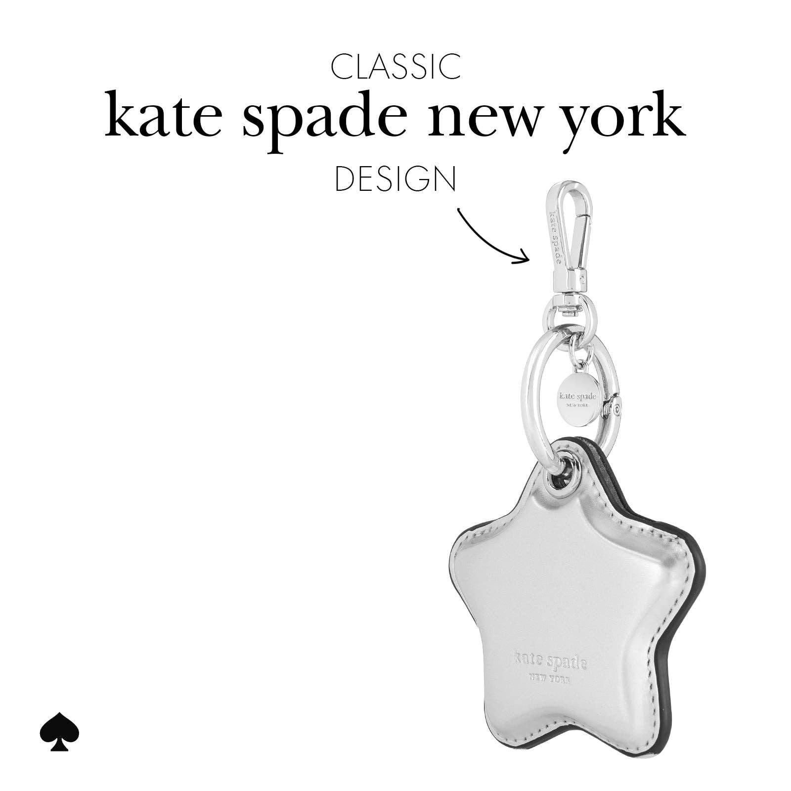 Wholesale kate spade new york Star Charm AirTag Keychain for
