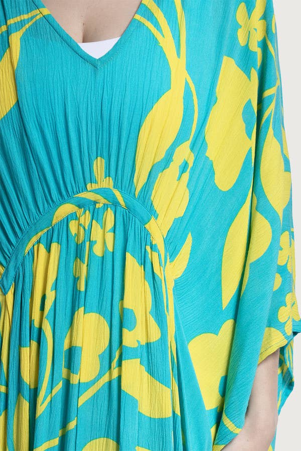 SAACHI - Vente Caftan – femme - Maxi kaftan floral audacieux22