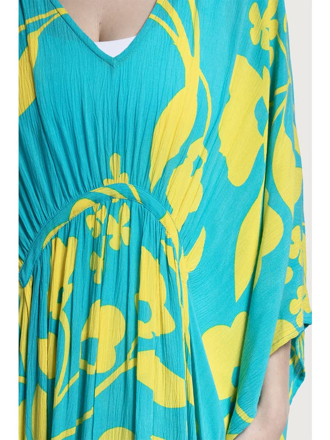 SAACHI - Vente Caftan – femme - Maxi kaftan floral audacieux22