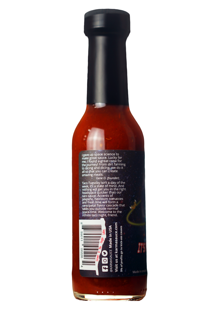 Karma Sauce – wholesale Hot sauce – It's Tuesday Somewhere Taco Sauce - Sold in increments of 61