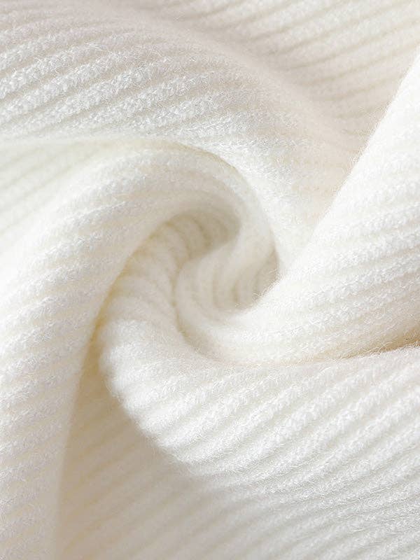 Sheer Trend – wholesale Knitted jumper – Women′s – Casual Loose Solid Color High-Neck Long Sleeves Knitwear28