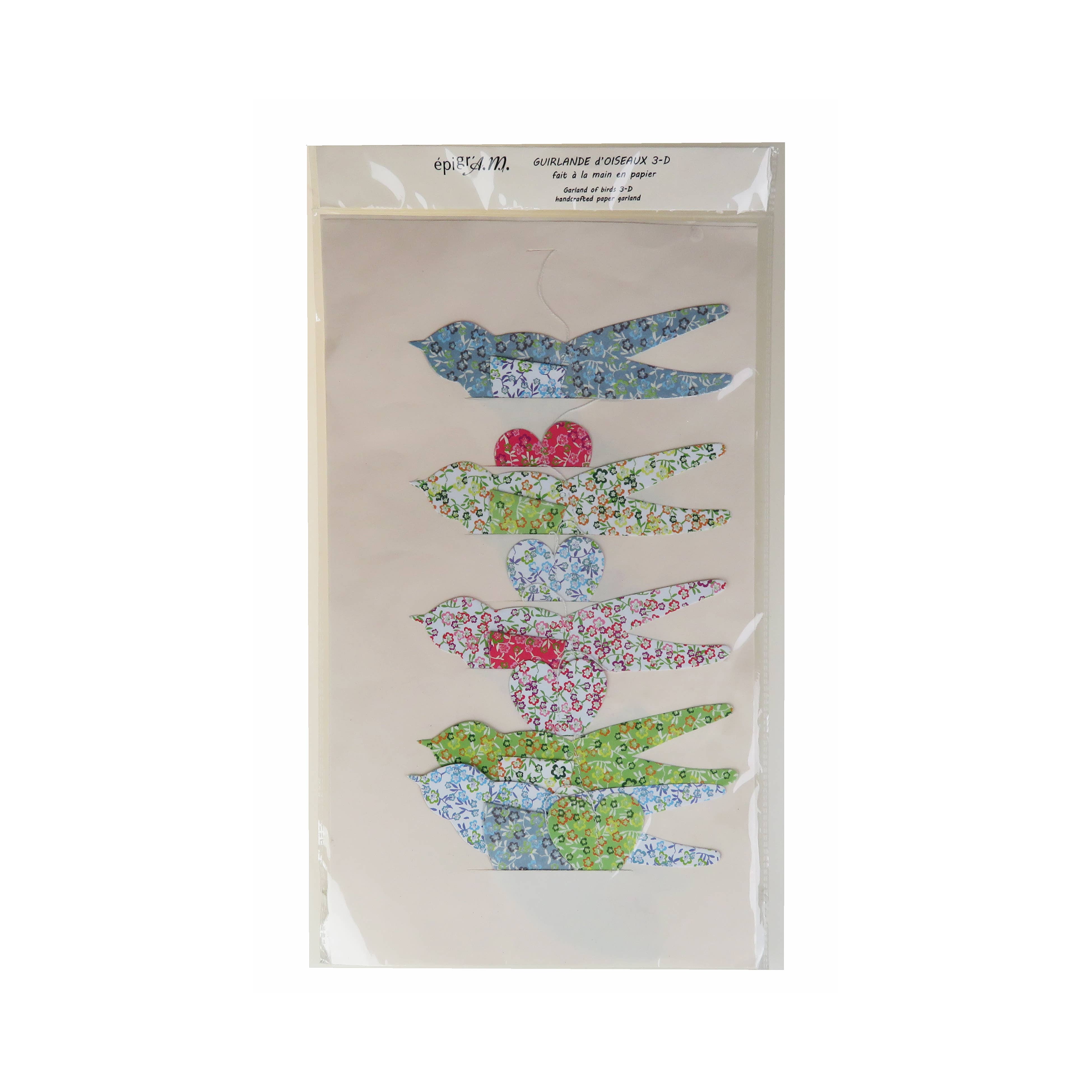 Supplement D'AM - Wholesale Bunting/Garland - 3D Liberty Paper Bird Garland3