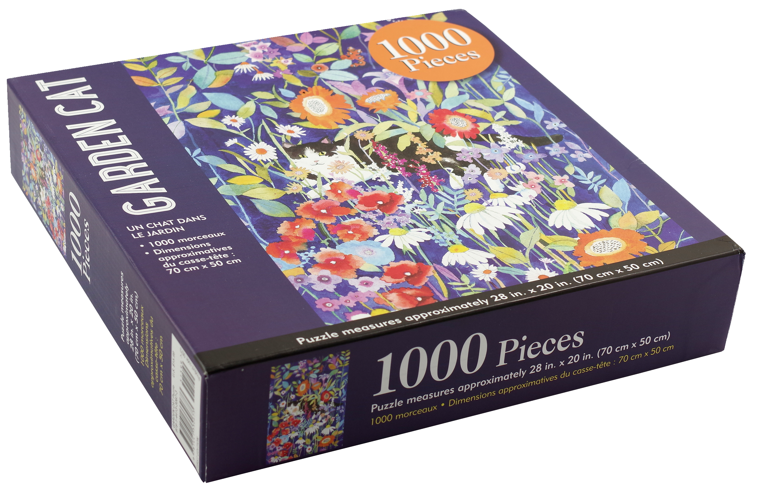 Peter Pauper Press - Wholesale Puzzle - Adult - Garden Cat 1000 Piece Jigsaw Puzzle2