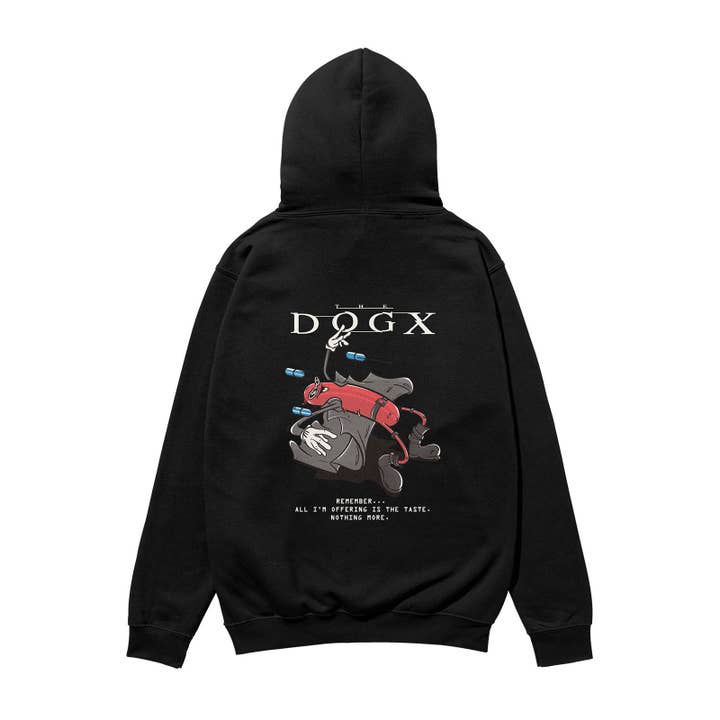 De Dogx Zware Organische Hoodie Zwart voor wholesale door Weekend Concept