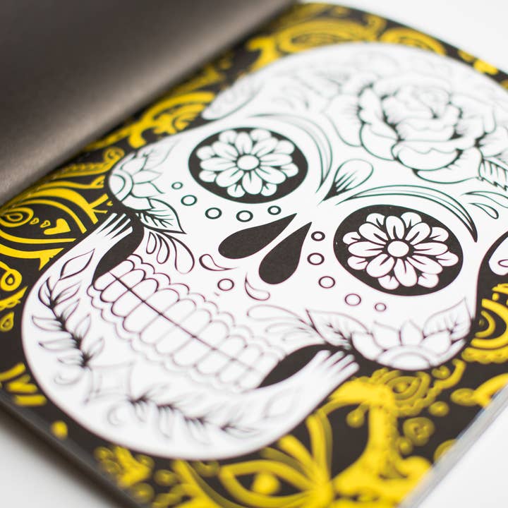Blue Star Press - Wholesale Coloring & Activity Book - Adult - Dia De Los Muertos: Coloring Book Day of the Dead Halloween6