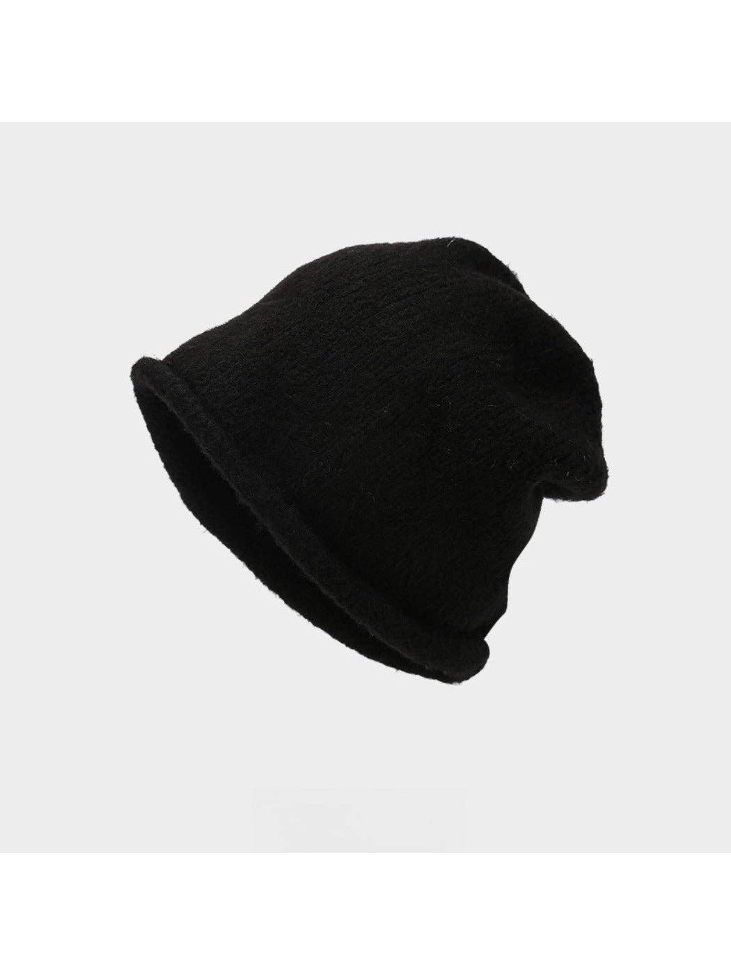 Funkyrel® Atzbranding Limited – Großhandel Beanie – Damen – Haila - Winter Damenmütze mit gerolltem Rand0