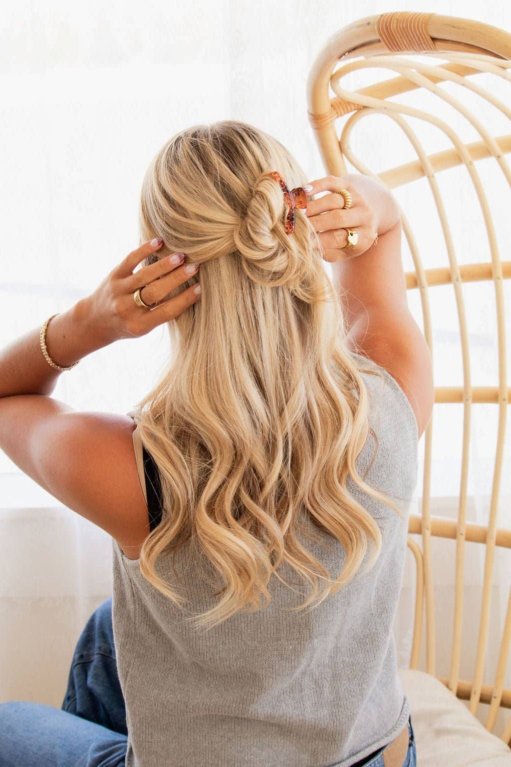 Shop Andi - Vente Pince à cheveux – femme - Pince à griffes French Twist pour cheveux fins5