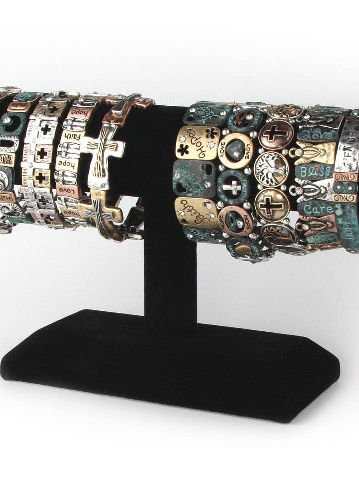 Pulseira Metal 10 Peças - Insp Assortimento - Variedade por atacado de Eden Merry Jewelry by James Lawrence