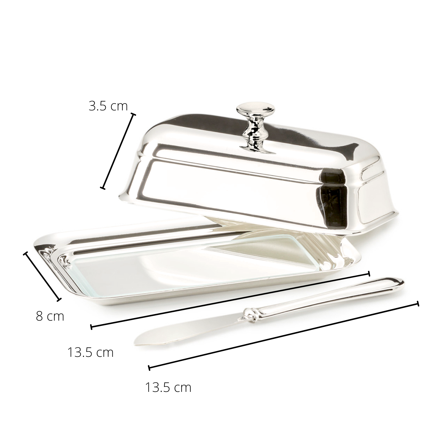 EDZARD - Vendita all'ingrosso Burriere - Portaburro Mary con coltello (8x13 cm)1