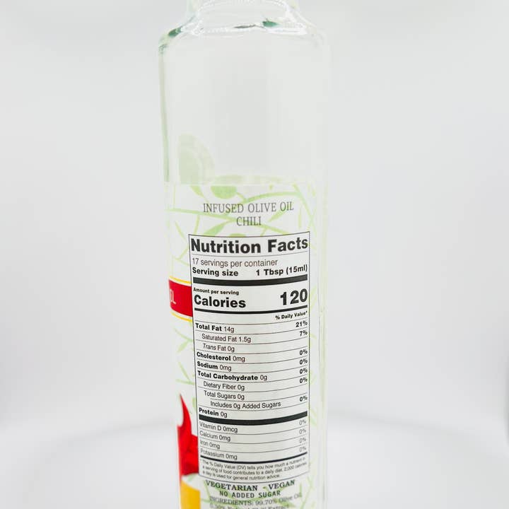 Ariston Specialties - Wholesale Olive Oil - Refill EMPTY Bottles Chili Infused Olive Oil 8.45oz1