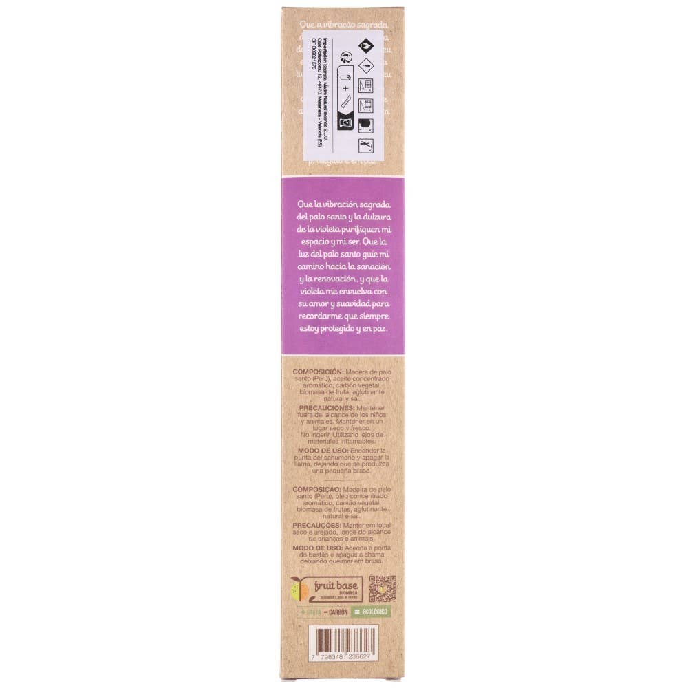 Vives de la Cortada S.L - Wholesale Incense - Palo Santo Incense with Violets - Sacred Mother2