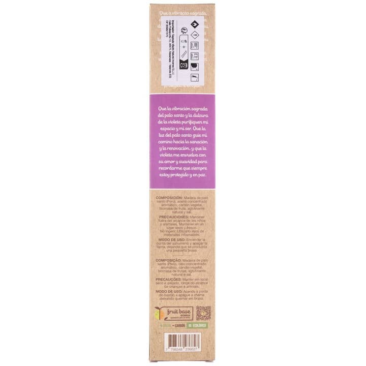 Vives de la Cortada S.L - Wholesale Incense - Palo Santo Incense with Violets - Sacred Mother2