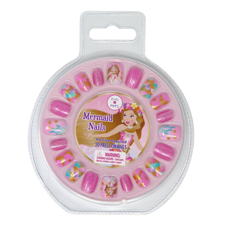Pink Poppy USA - Wholesale Press-On/Fake Nails - Enchanted Mermaid Press On Nails | Pack of 6