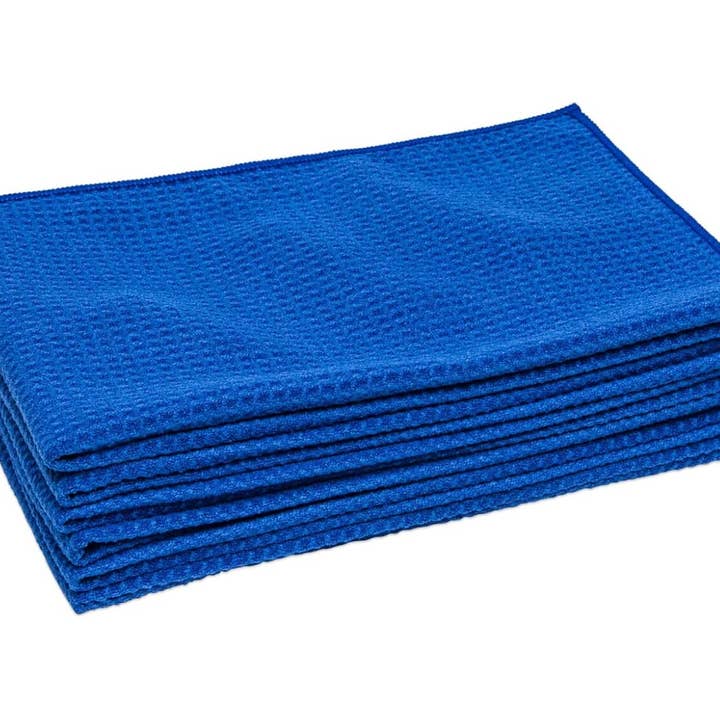 Microfiber Wholesale - Wholesale Dishcloth - 16"x24" Microfiber Waffle Weave Towel - Pack of 6