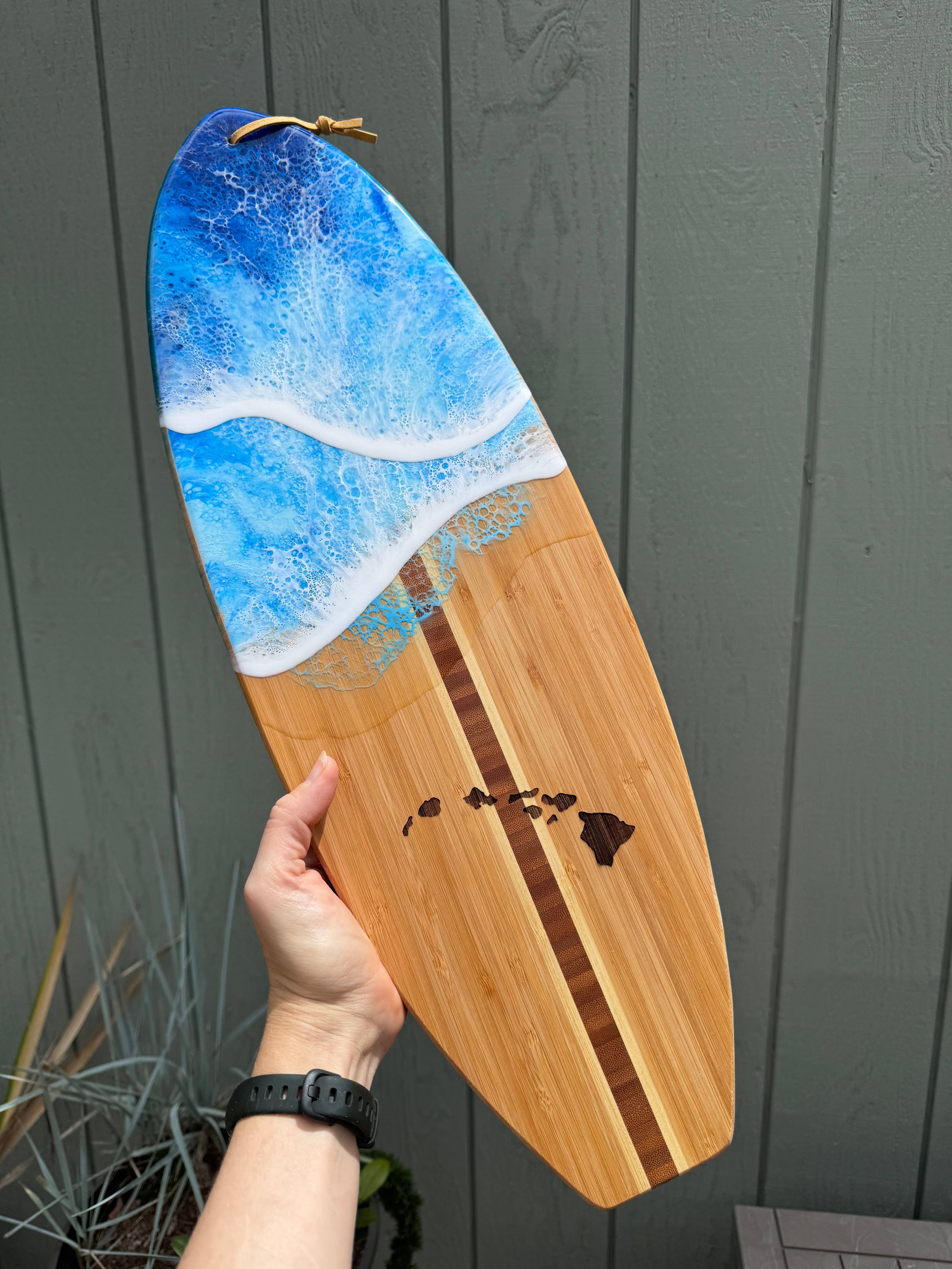TBM Creations LLC - Wholesale Cutting Board - NEW| Surfboard | Resin Surfboard Maui made | Charcuterie15