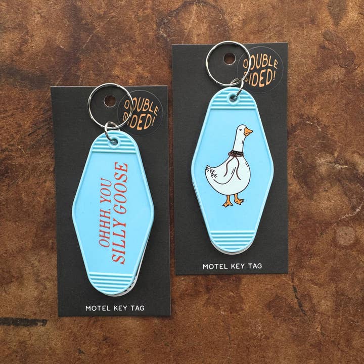 Hippie’s Daughter - Wholesale Keychain - Unisex - Silly goose // motel tag 0