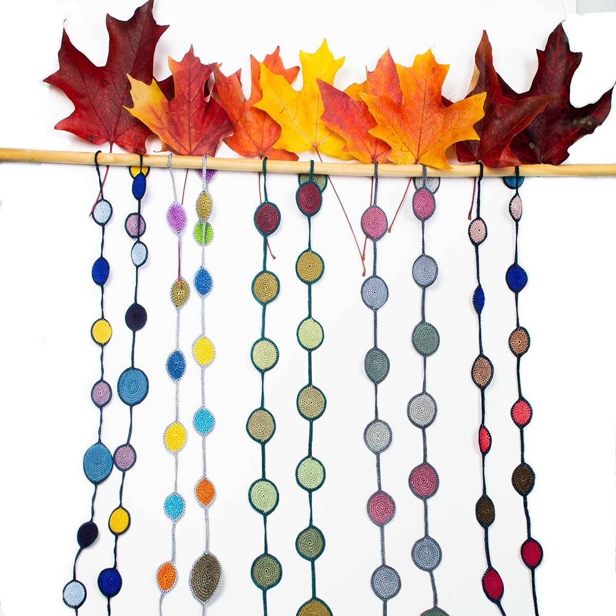 Silk Wool and Bijoux - Wholesale Scarf - Women's - Rainbow OYA Scarf Necklace7