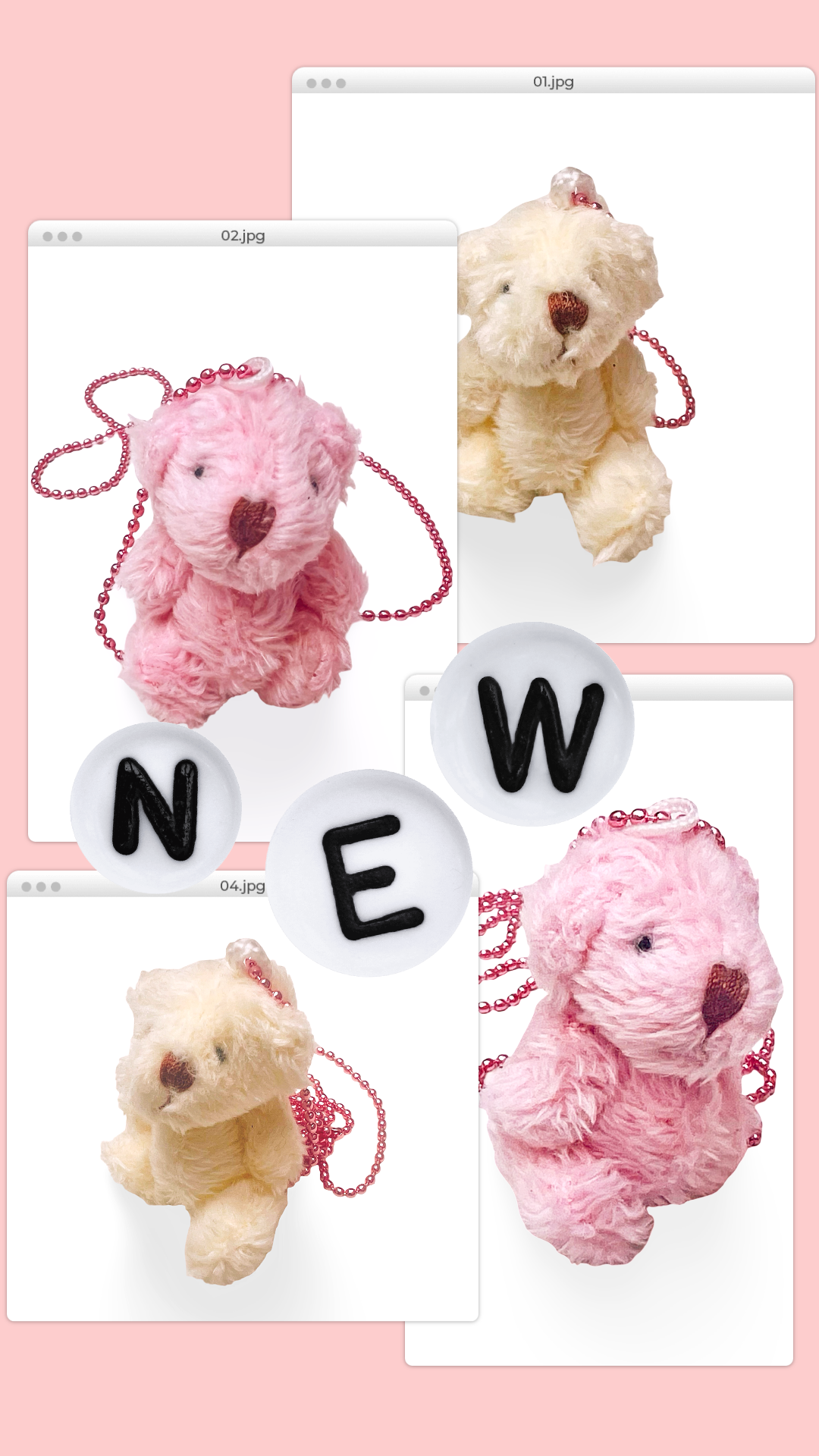 Pop Cutie Accessories & Gifts - Europe - Wholesale Kids Necklace - Kids - SnuggleBear Charm Necklace – Kawaii Holiday Stocking Stuffer6