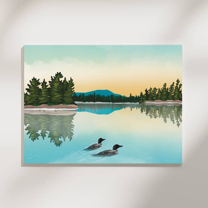 Boreas Design Shop - Wholesale Art Print - Seventh Lake Landscape Print - Adirondacks, New York3
