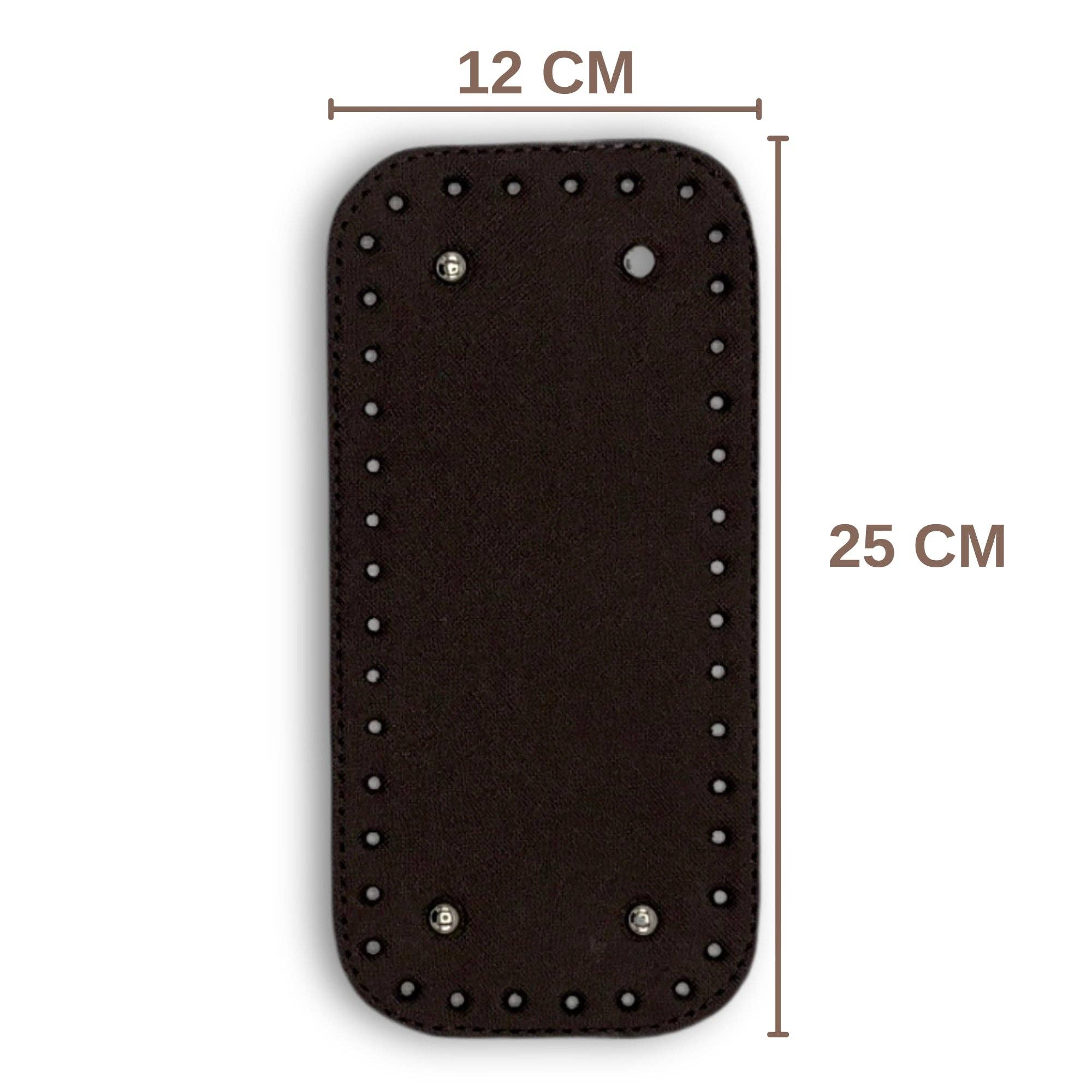 Sensy - Venta al por mayor Material para punto/ganchillo - Base para bolso mediano y base inferior de poliuretano, 12 cm x 25 cm6