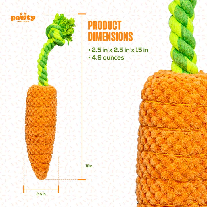 PAWTY Dog Toys – wholesale Repleksak - Hund – Morot bogserbåt interaktiv hund leksak3