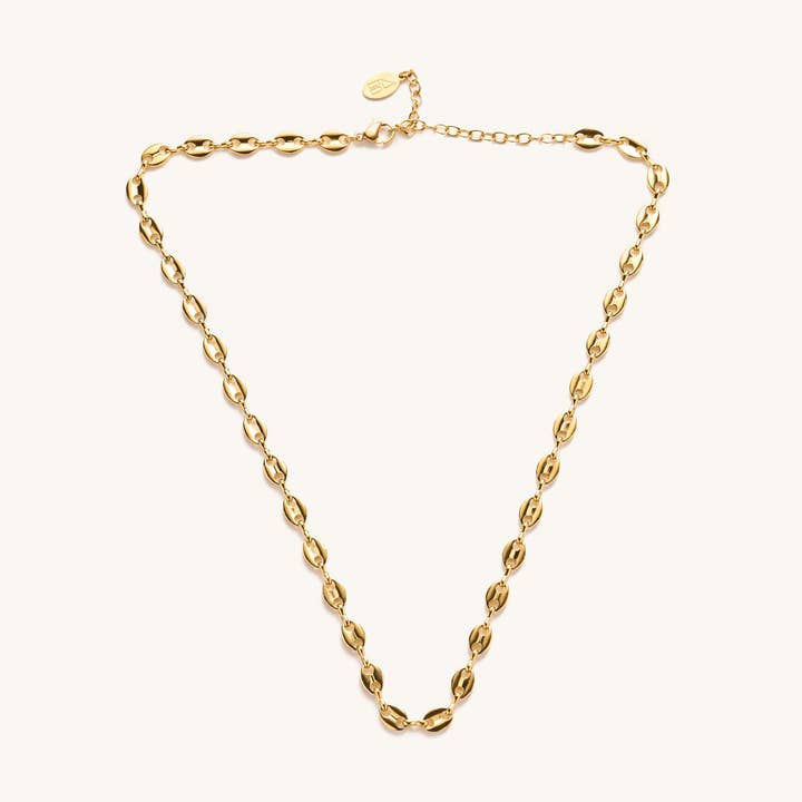 Millie Coffee Bean Choker for wholesale by Nikki Smith Designs