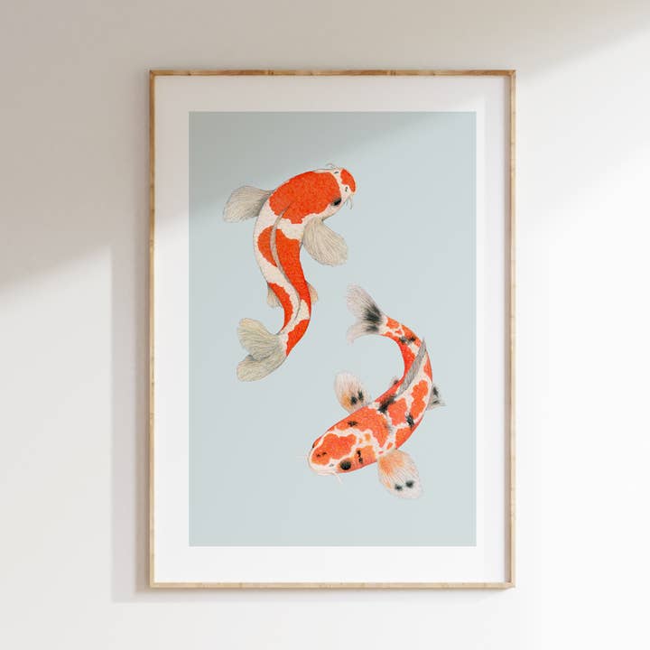 Fine art print KOI ME CRAZY for wholesale by Studio Binck