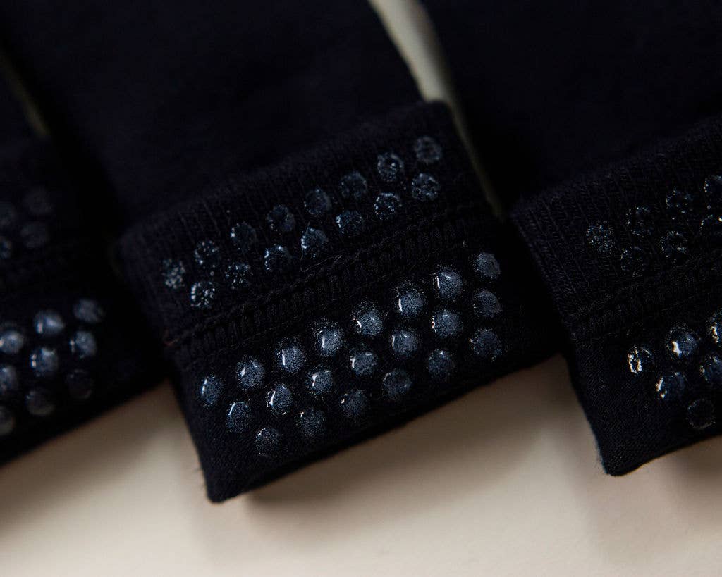 squid socks - Wholesale Sokken - Kinderen en baby - Coal - Zwarte, antislip kindersokken/babysokken met siliconen grip5