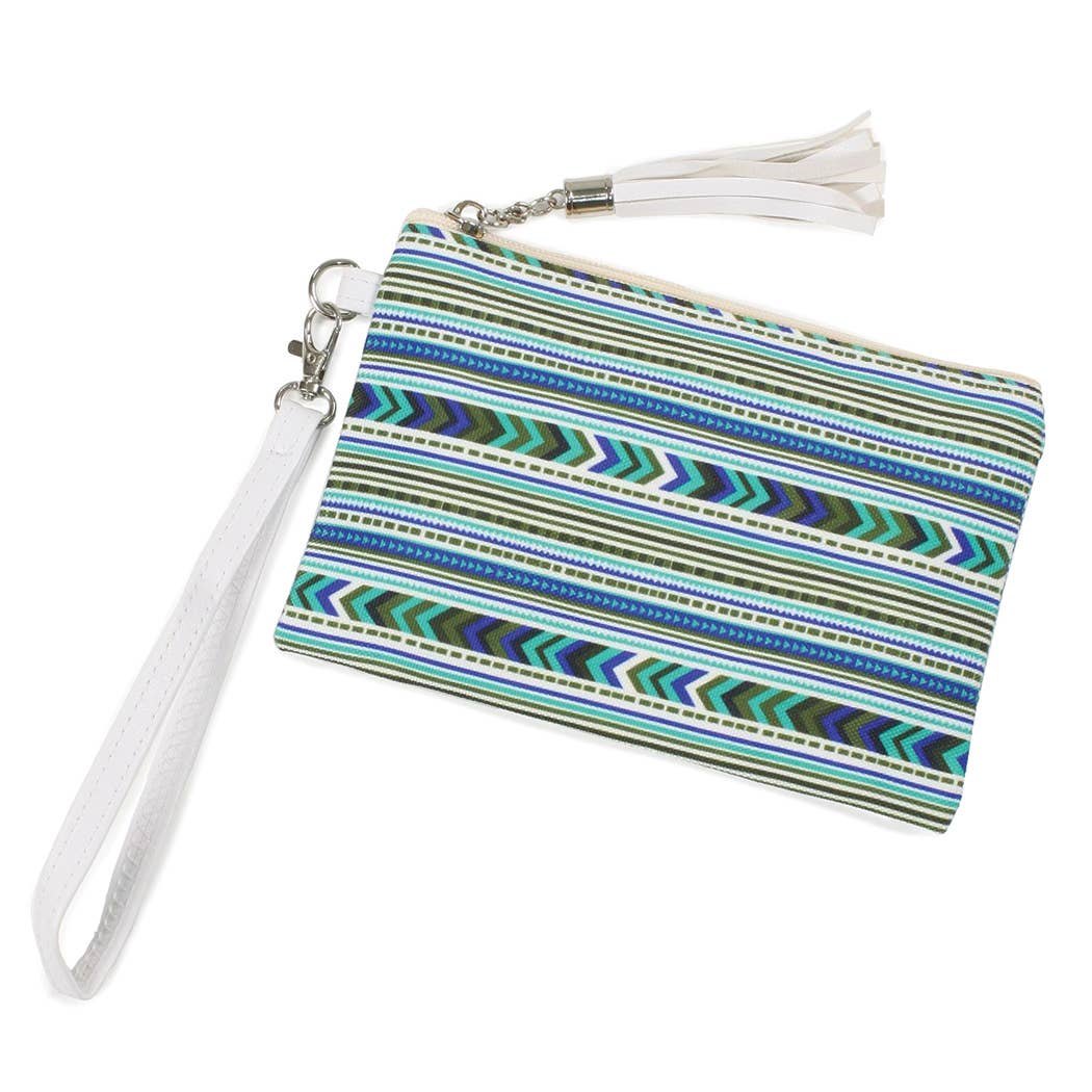 Fashion City - Venta al por mayor Cartera - Mujer - Cartera con estampado de rayas aztecas con correa2