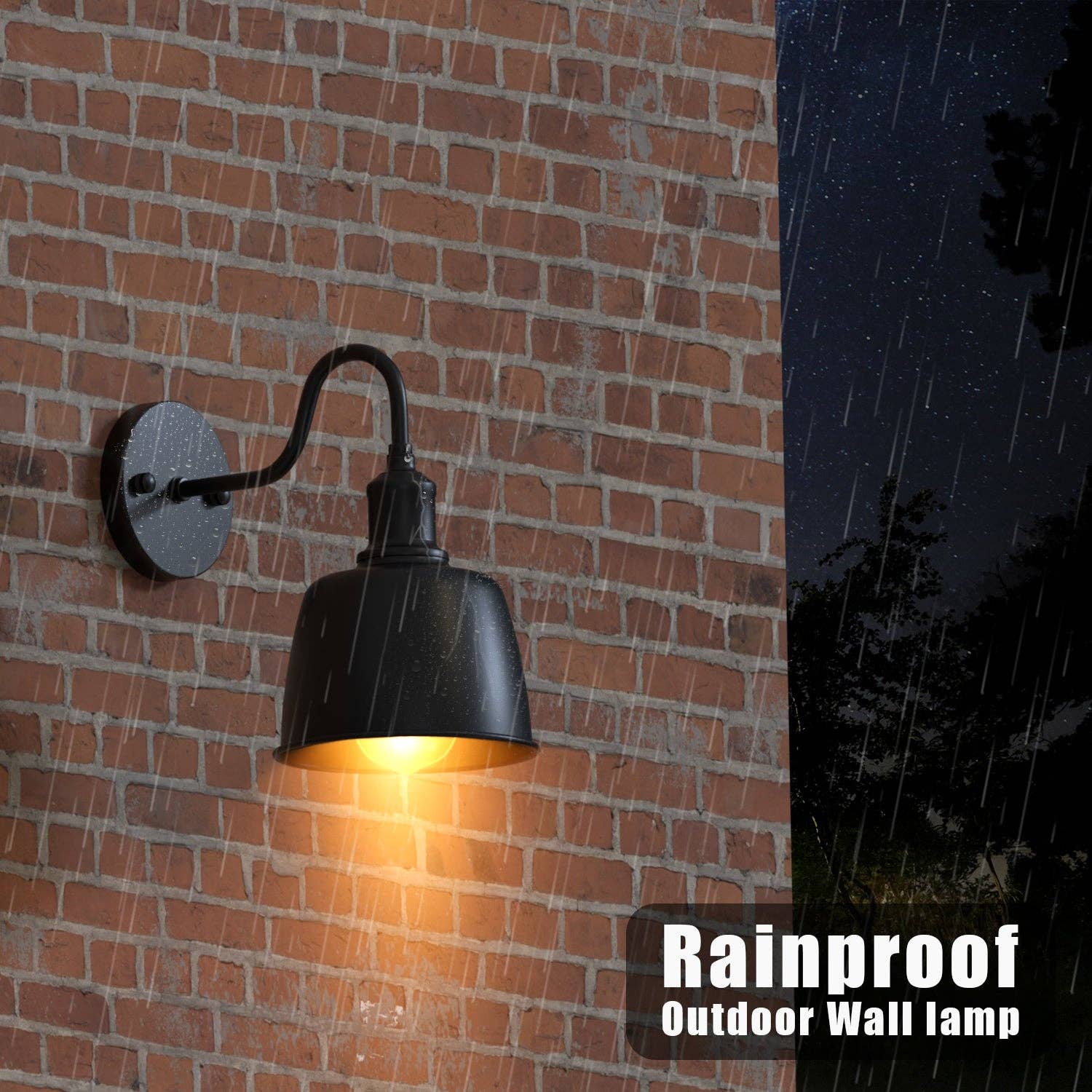 Ledsone – wholesale Sconce – Industrial Outdoor Waterproof Wall Sconce & Metal Light ~55225