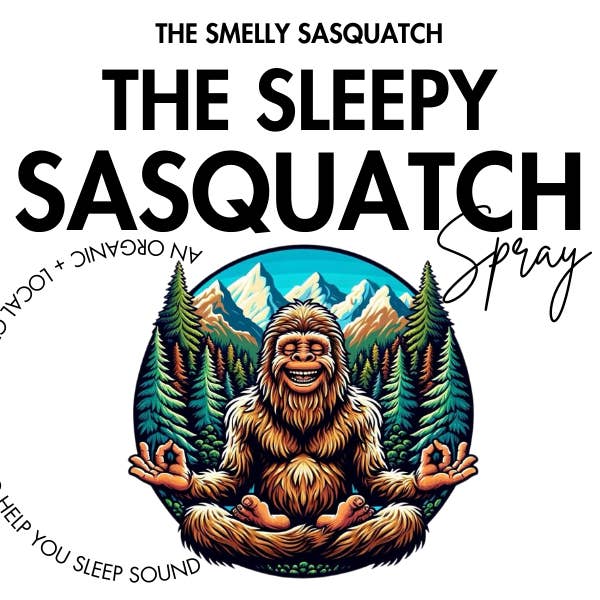 The Sleepy Sasquatch Spray for wholesale by The Smelly Sasquatch