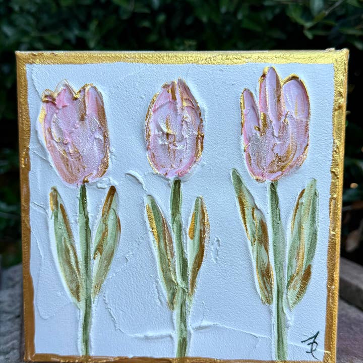 Framesaplenty - Wholesale Painting/Drawing - Tulip textured painting on canvas