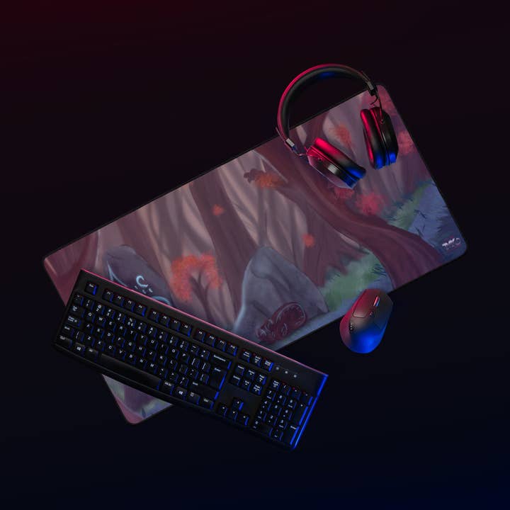 Sleepy Forest - Celtic - Desk Mat for wholesale by Art by iamkobold