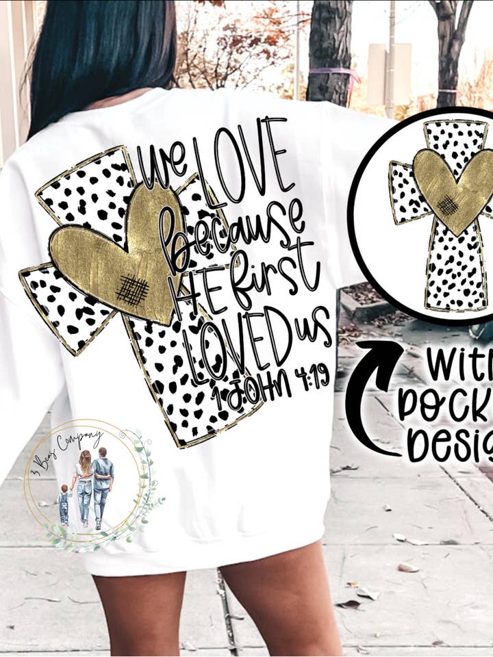 Amamos porque él nos amó primero para venta al por mayor de Beas Co Wholesale