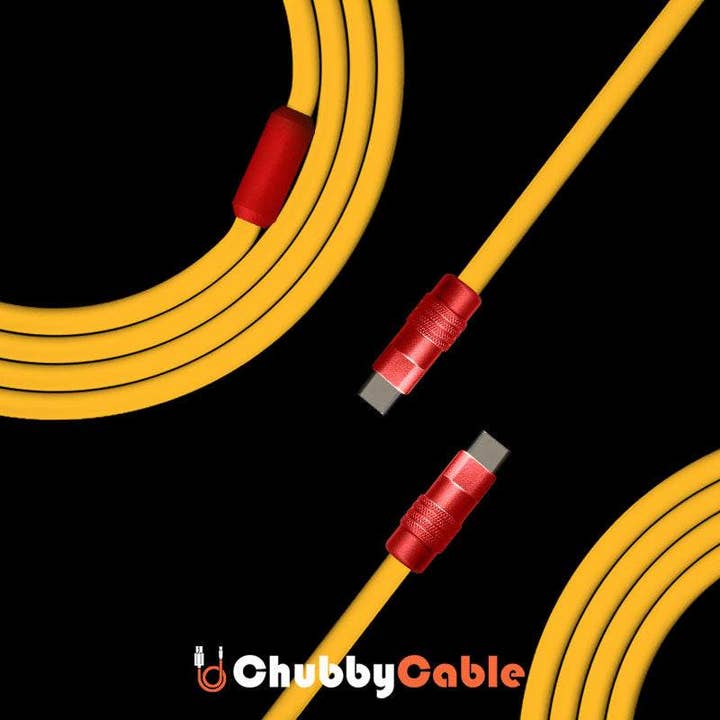 Yellow Red One Punch Chubby - Specially Customized ChubbyCable for wholesale on Faire3